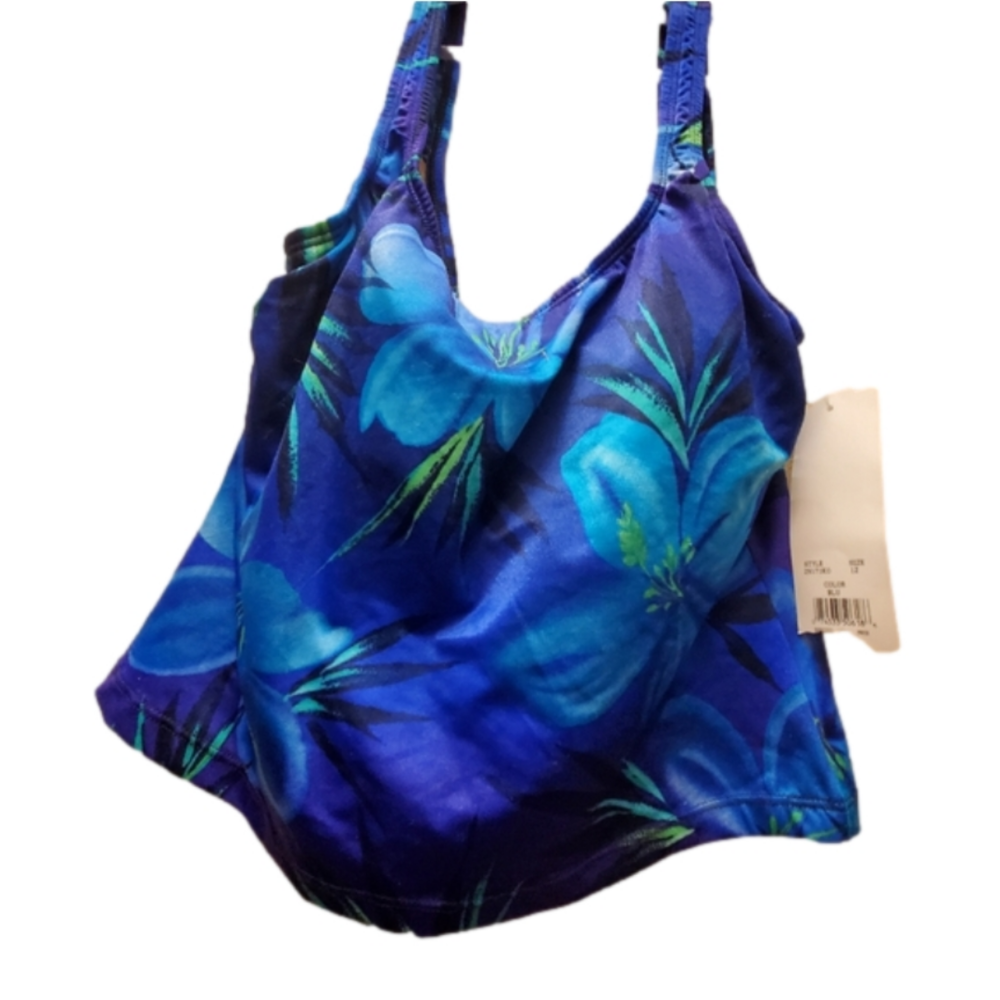 Womens vintage swim tankini Robby len size 12